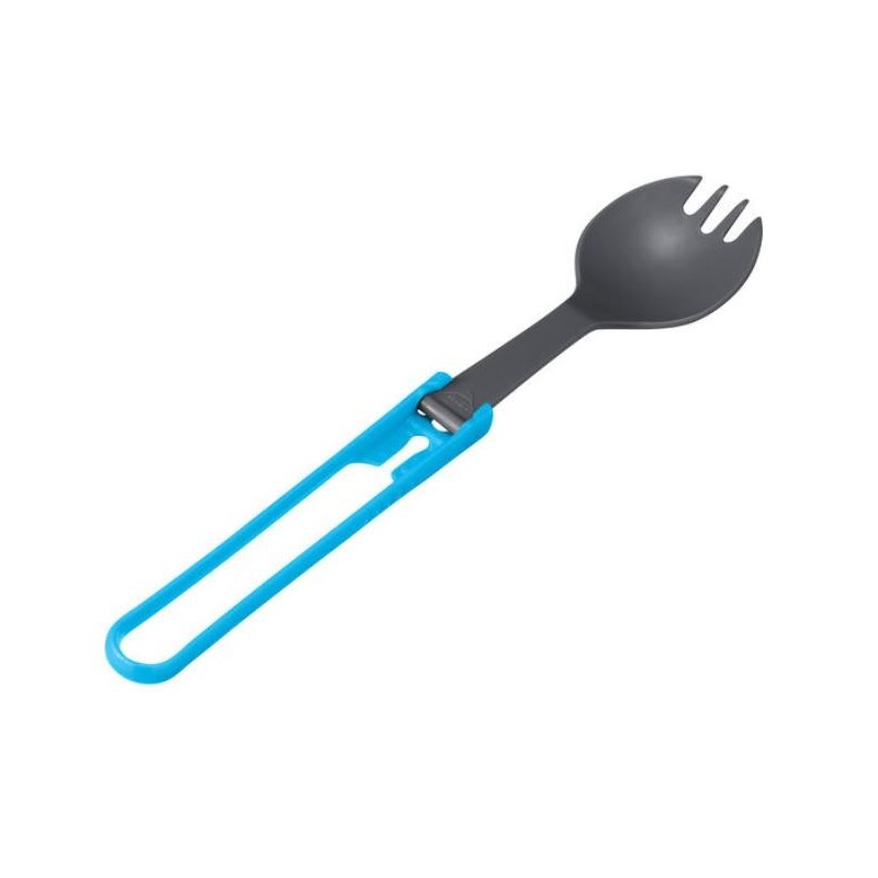 Folding spork