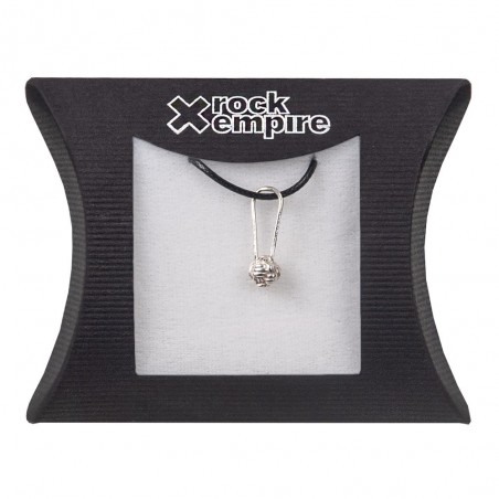 Silver charm Rope knot