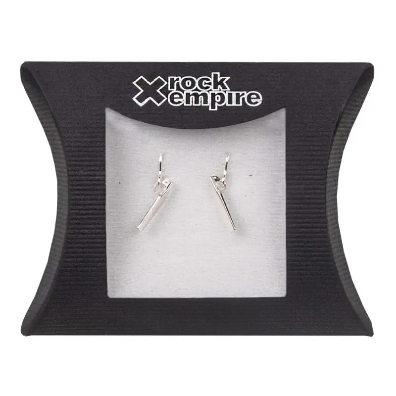 Silver earrings Piton