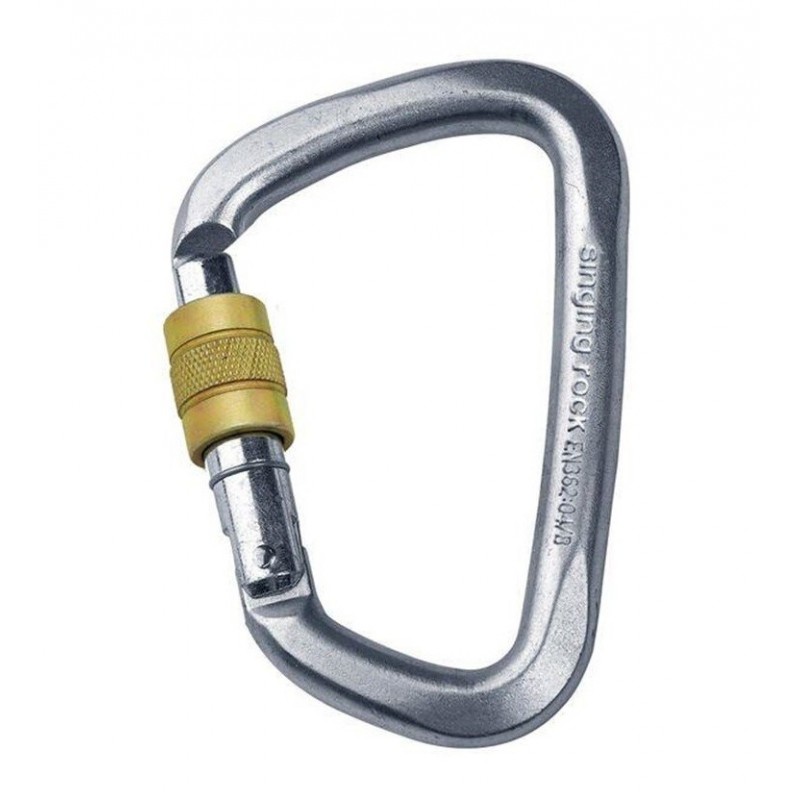 Mosquetón D steel screw