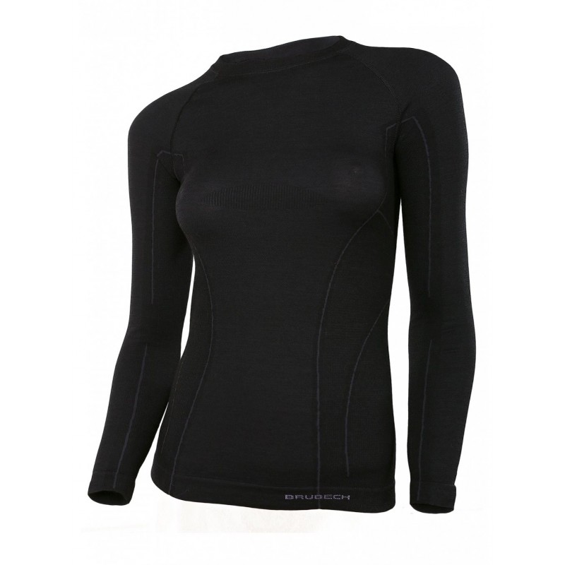 Women's functional long-sleeved top Active wool LS12810