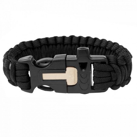 Armband Paracord mit Pfeife und Feuerstarter