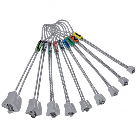 Sada vklíněnců Alu Nuts set 1-9 9 velikostí