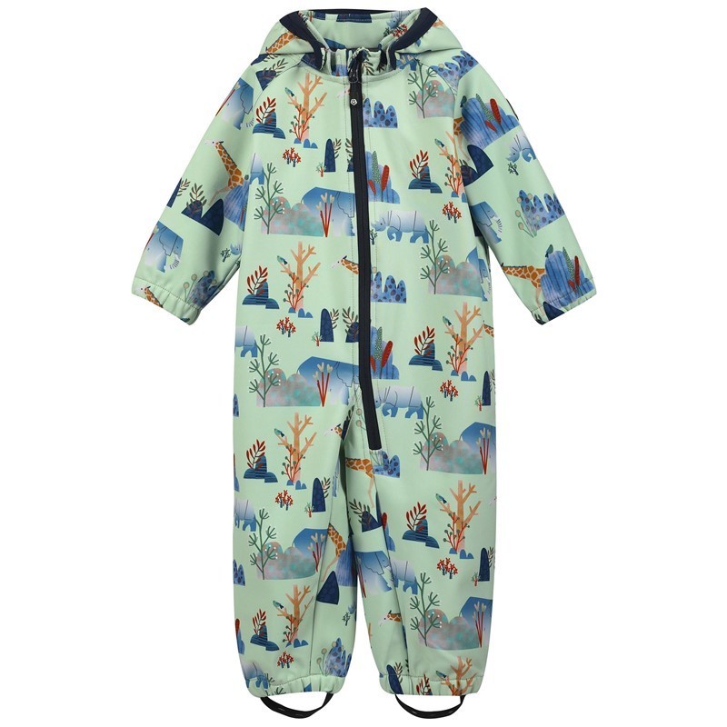 Kinder softshell overall - AOP CK softshell suit - AOP