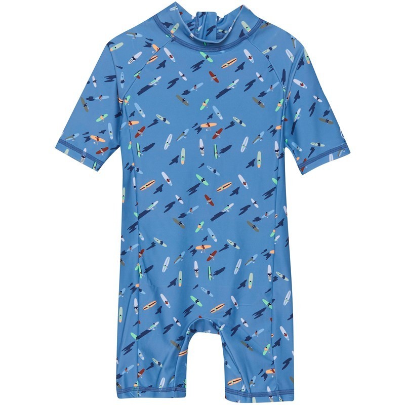 Baby suit S/S AOP Color Kids
