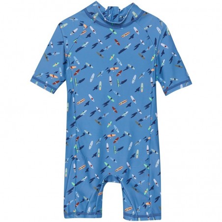 Baby suit S/S AOP Color Kids