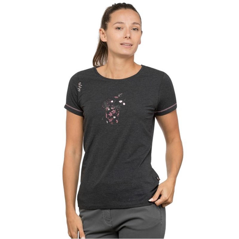 Damen-T-Shirt Saile Chalkbag Flower
