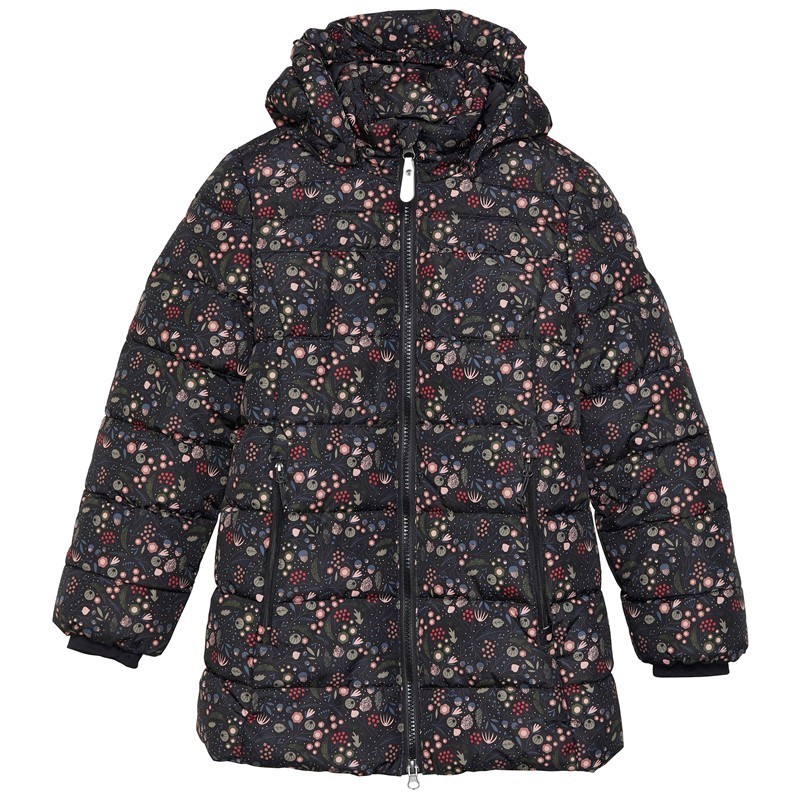 Kid's long quilted jacket