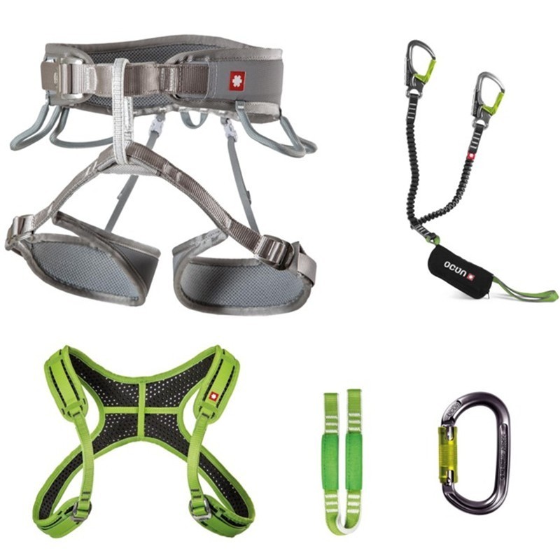 Juego de vía ferrata Twist+Chest