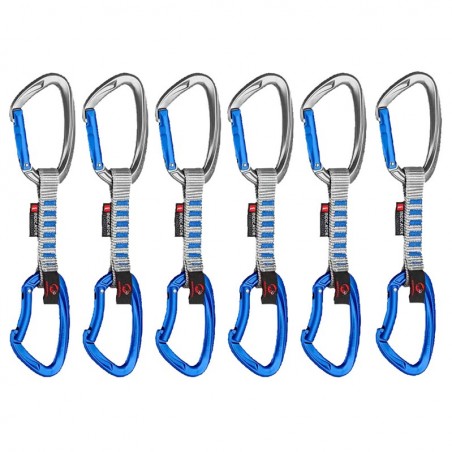 Sada karabín Crag Keylock 10 cm Indicator 6 ks