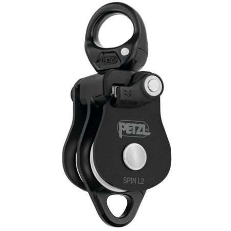 Double pulley with swiveling shackle Spin L2