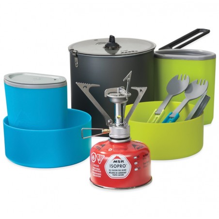 Sada nádobí pro 2 osoby s vařičem PocketRocket Stove Kit