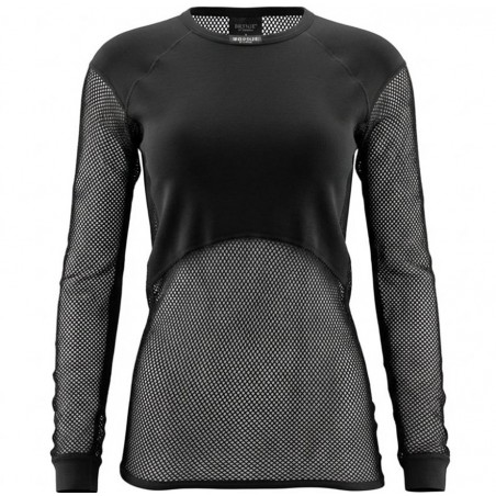 Functional Mesh Shirt Lady Wool Thermo Shirt w/inlay
