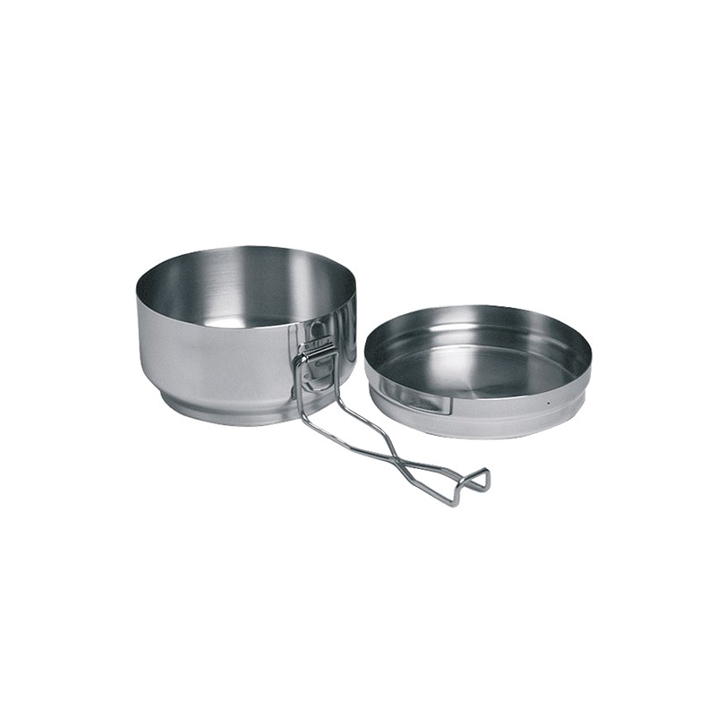 Stainless steel set mess tin 2 pieces