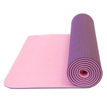 Esterilla de yoga TPE con superficie antideslizante.