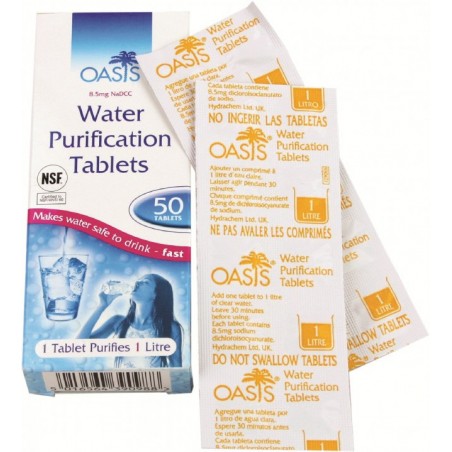 Tablettes pour la purification de l'eau