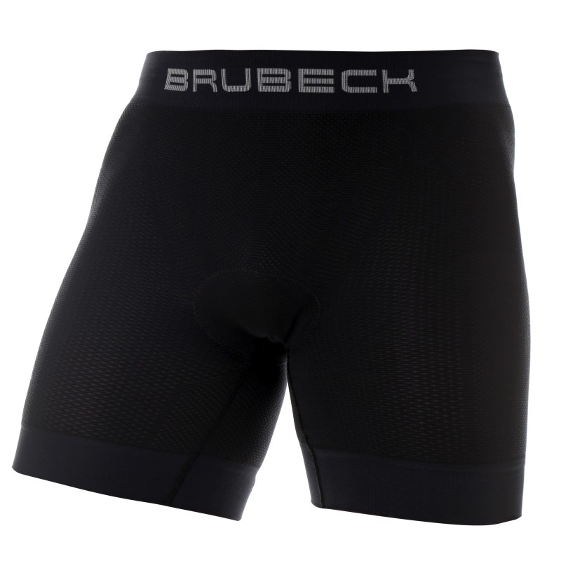 Men's boxer shorts with cycling pad